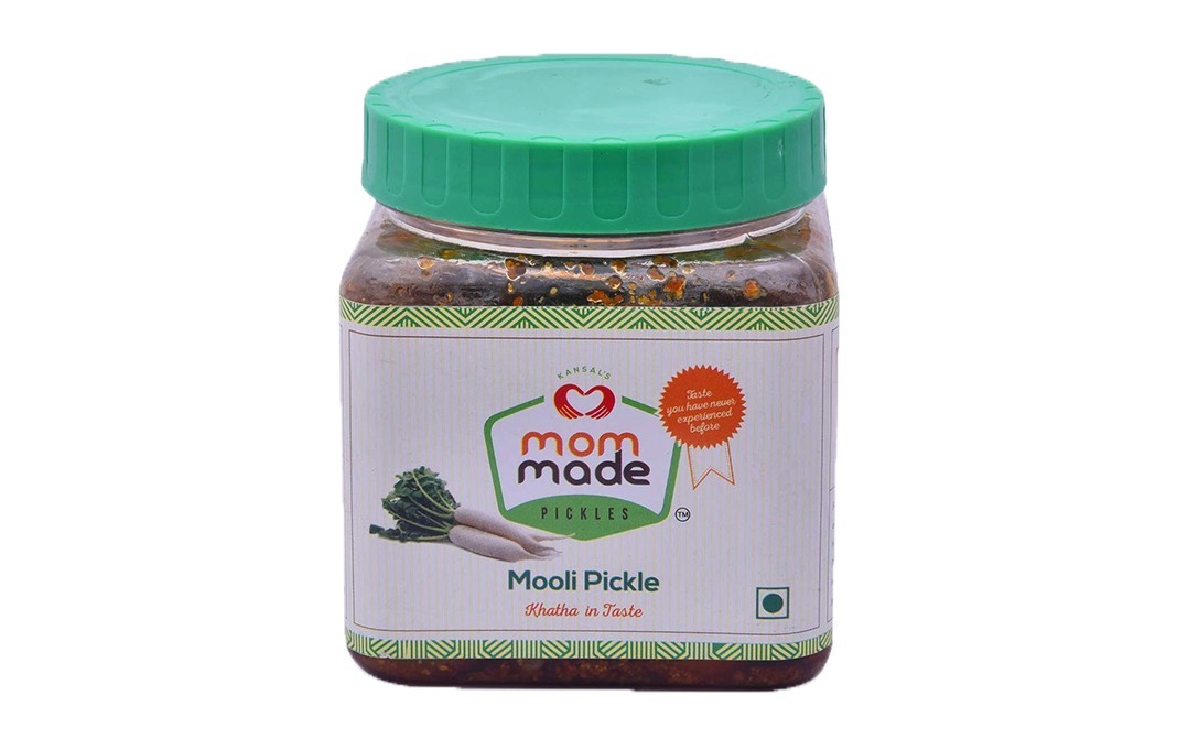 Mom Made Pickles Mooli Pickle    Plastic Jar  500 grams